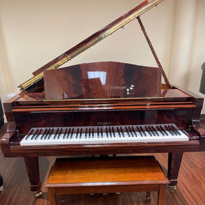 Feurich 6'4" Grand Piano in Pyramid Mahogany Finish