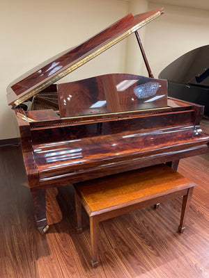 Feurich 6'4" Grand Piano in Pyramid Mahogany Finish