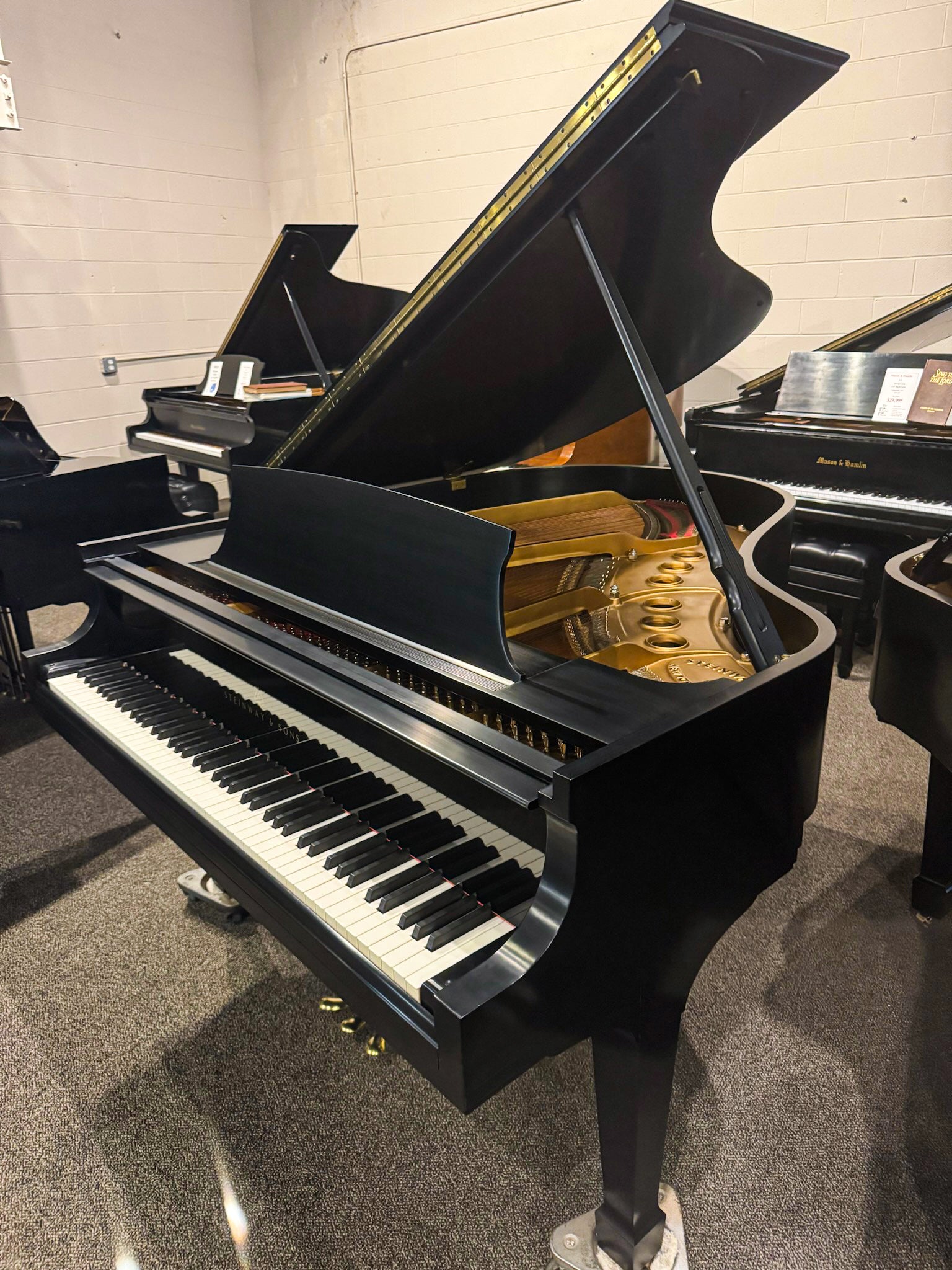 1980 Steinway Model M Grand Piano 5'7" - Pre-Owned Studio Grand